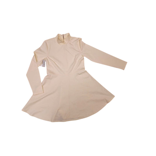 Sunday Best Freedance Mock Neck Mini Dress NWT L Vintage White Aritzia