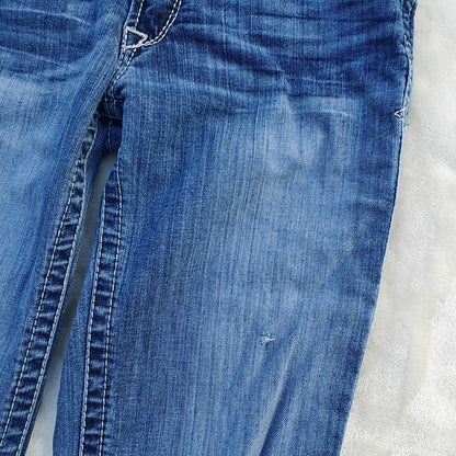 Ariat REAL Denim Mid Rise Straight Jeans Women’s 25R Blue