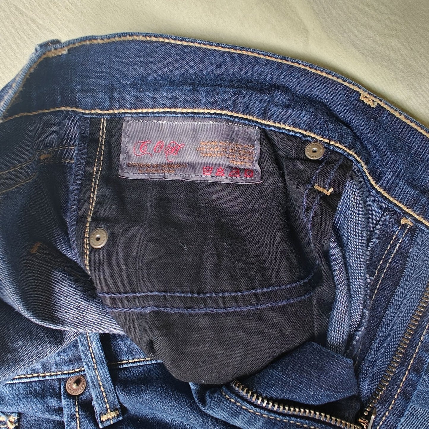 Citizens of Humanity Bootcut Jeans Size 32 Made in USA Blue Stretch Denim