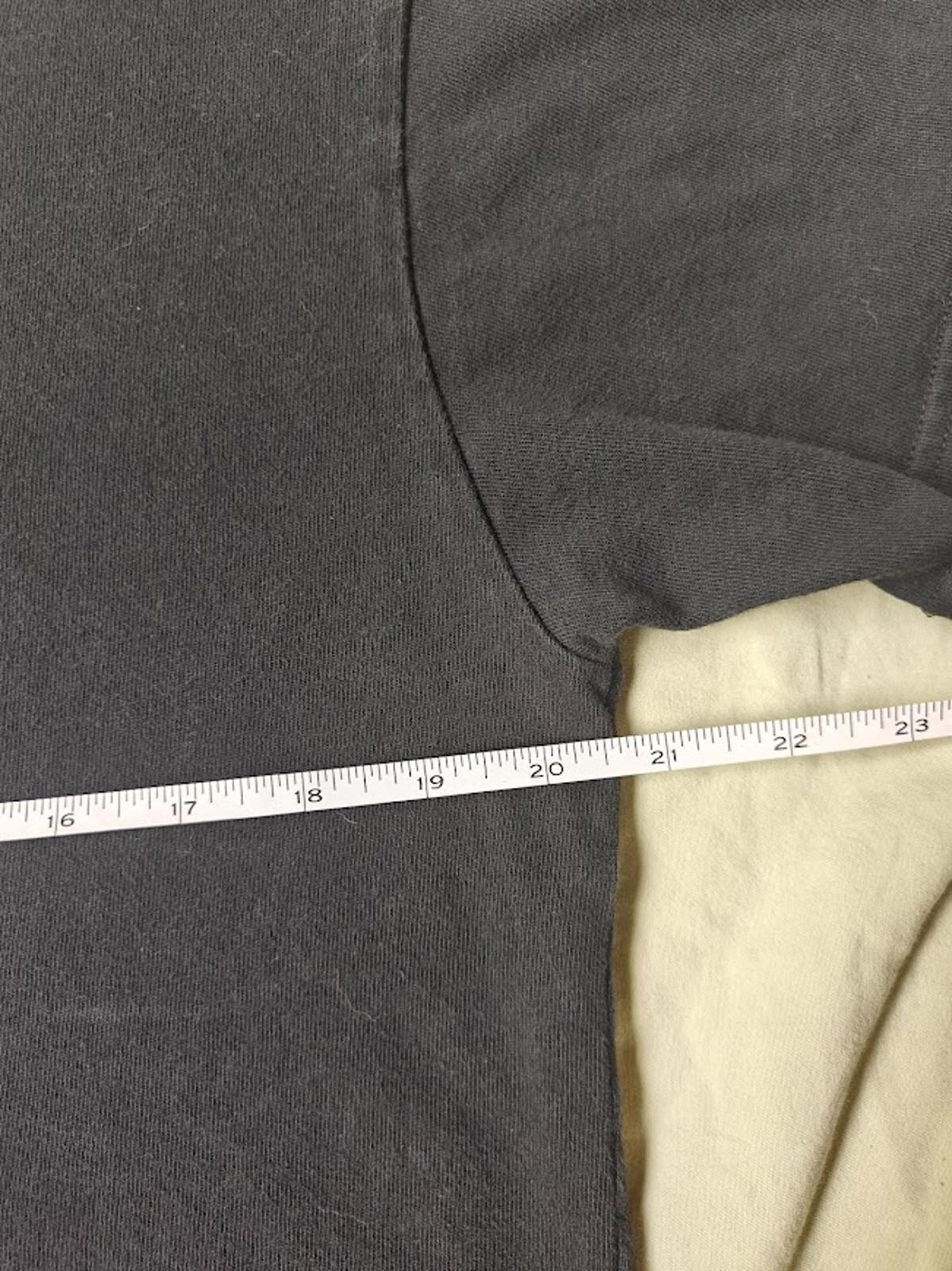 Champion Black Crop Tee With Pink/Blue Patch - Size M