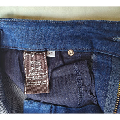 7 For All Mankind Kimmie Bootcut Jeans Women’s Blue Stretch Denim