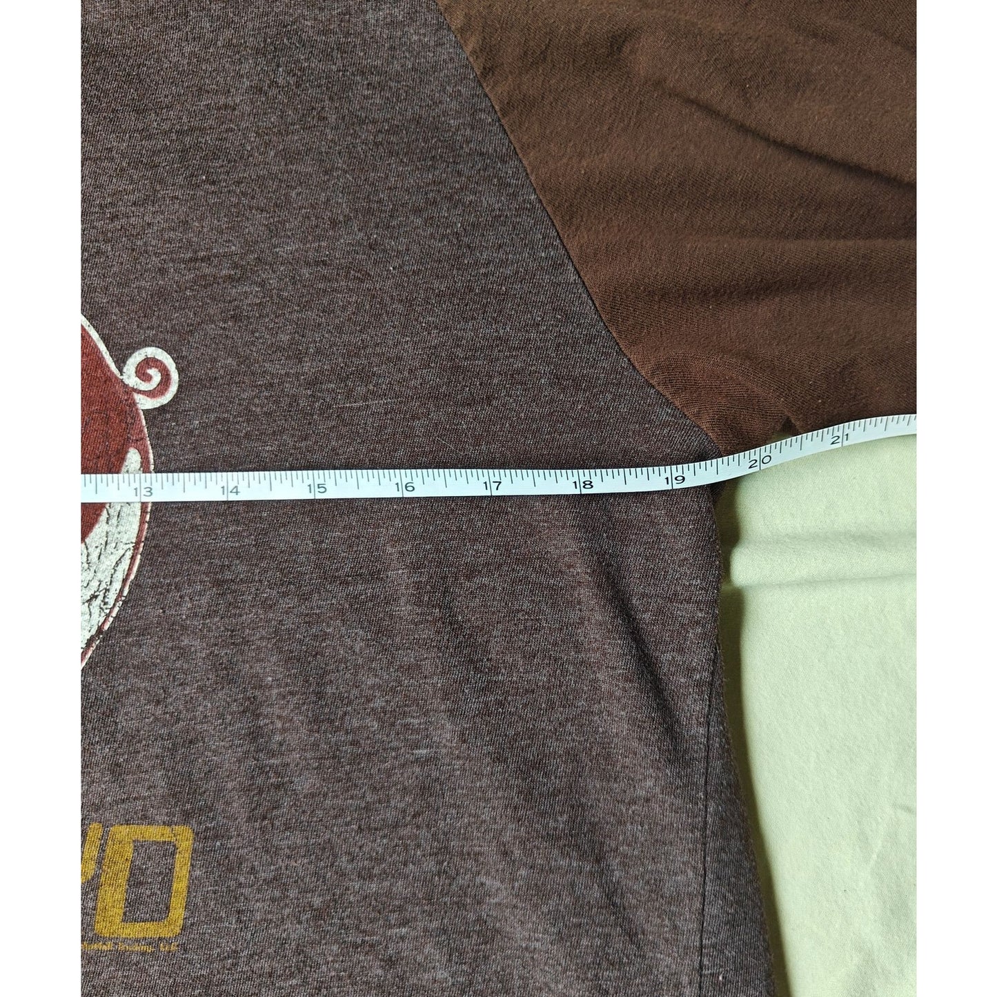 Pink Floyd “Animals” Pig Raglan Baseball Tee Brown/Heather 3/4 Sleeve Concert Graphic (Est. Men’s L)