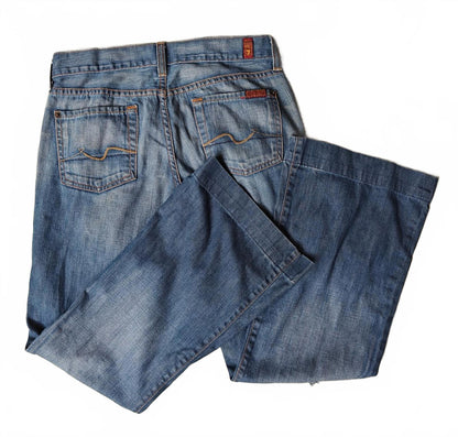 7 for all Mankind Low Rise Boot Cut Jeans - Size 25