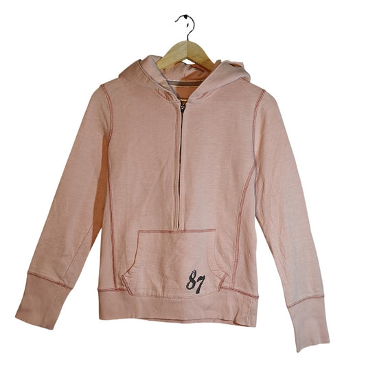 Aéropostale Blush Pink Zip Up Hoodie Women’s Medium Casual Sweatshirt