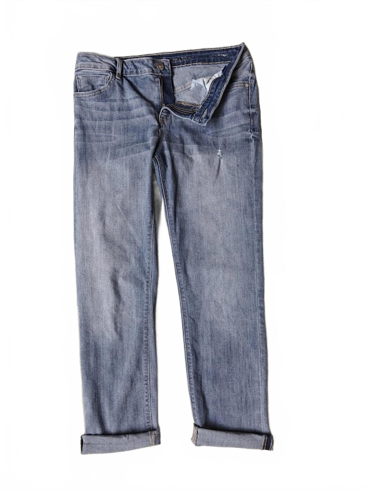 Vera Wang Roll Cuff Capri Jeans - Size 10