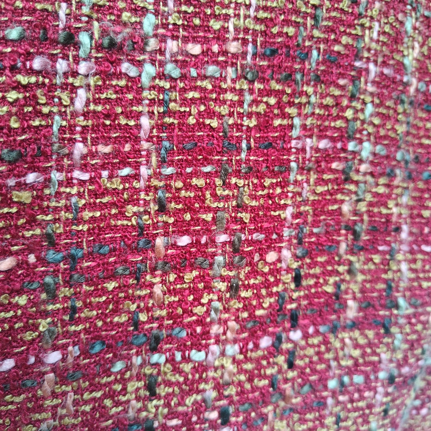 Christopher & Banks Red Tweed Jacket Women’s Size S Knit Boucle Coat