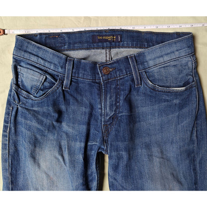 Levi’s Too Superlow Bootcut Jeans Women’s Size 24 Blue Medium Wash Denim