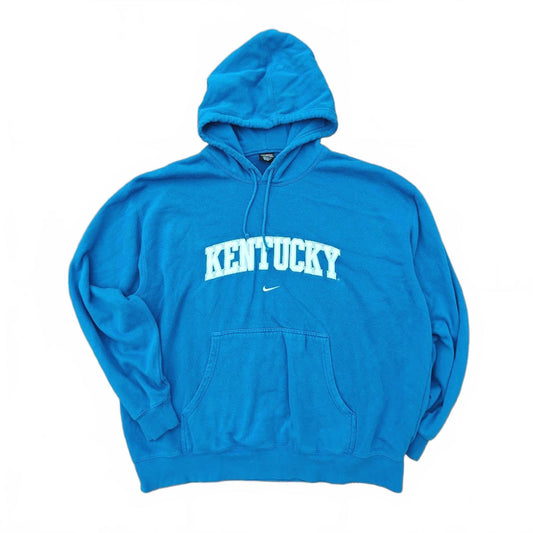 Nike Kentucky Wildcats Blue Hoodie Sweatshirt Men’s Size Large NCAA Team Gear