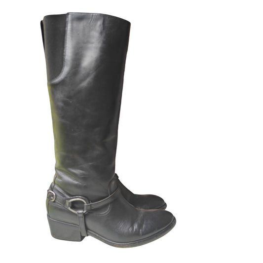 Ariat Black Leather Tall Riding Harness Boots Women’s Size 9 Equestrian Style