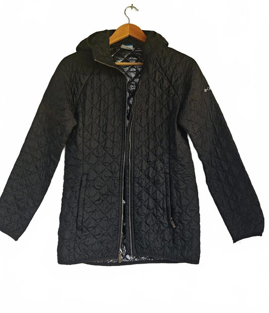 Columbia Omni Heat Black Quilted Jacket - Size XS