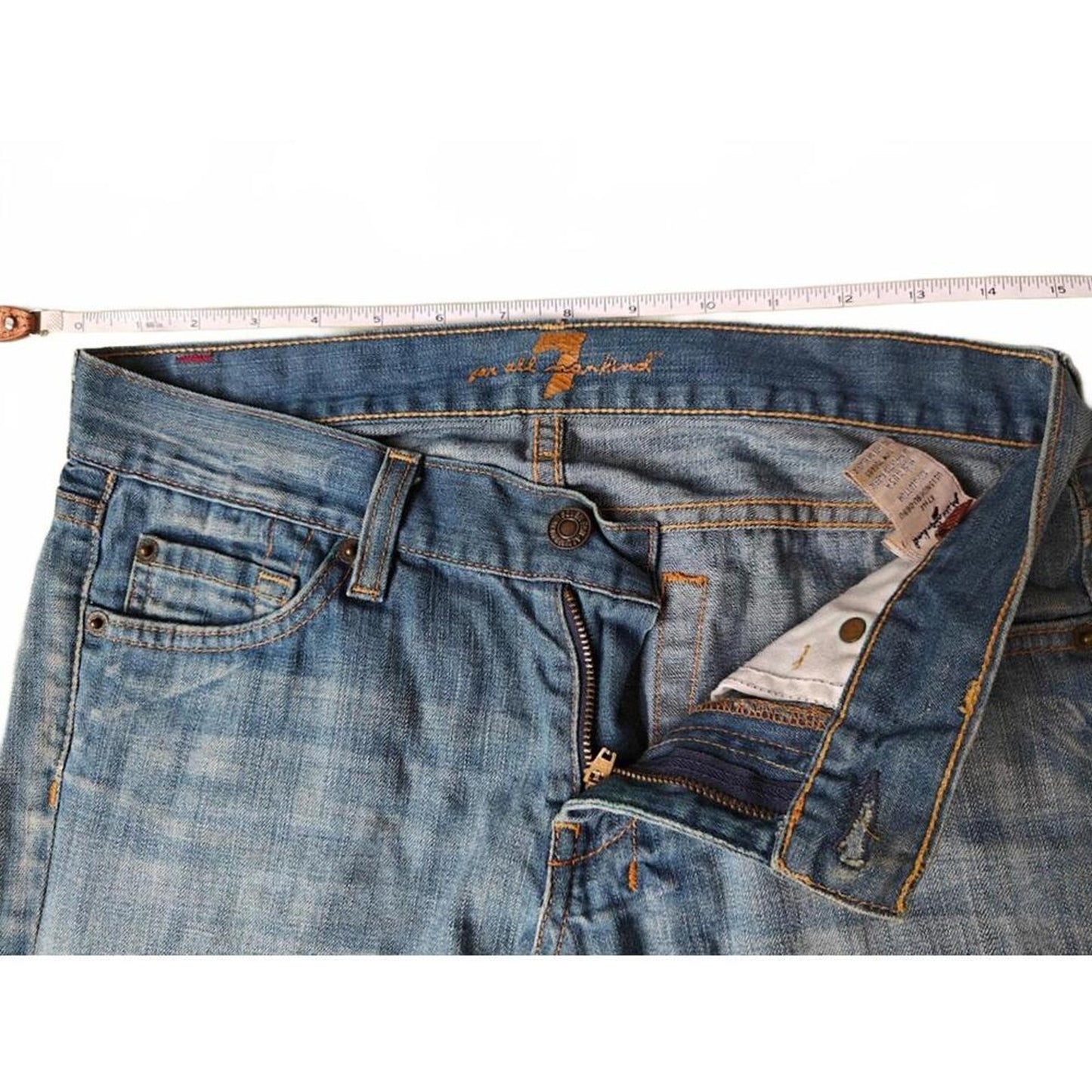 7 for all Mankind Low Rise Boot Cut Jeans - Size 25