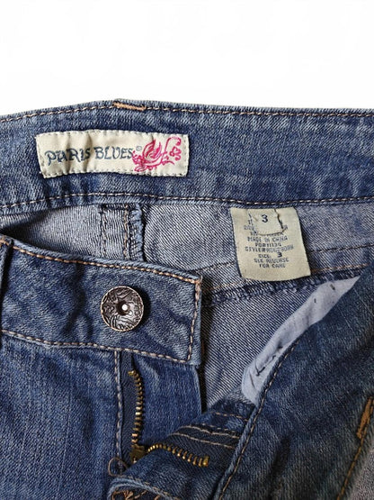 Paris Blues Low-Rise, Boot Cut Jeans - Size 3