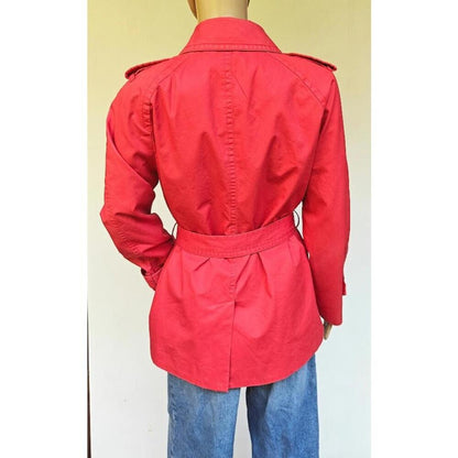 Coach Red Trench Coat - Size S