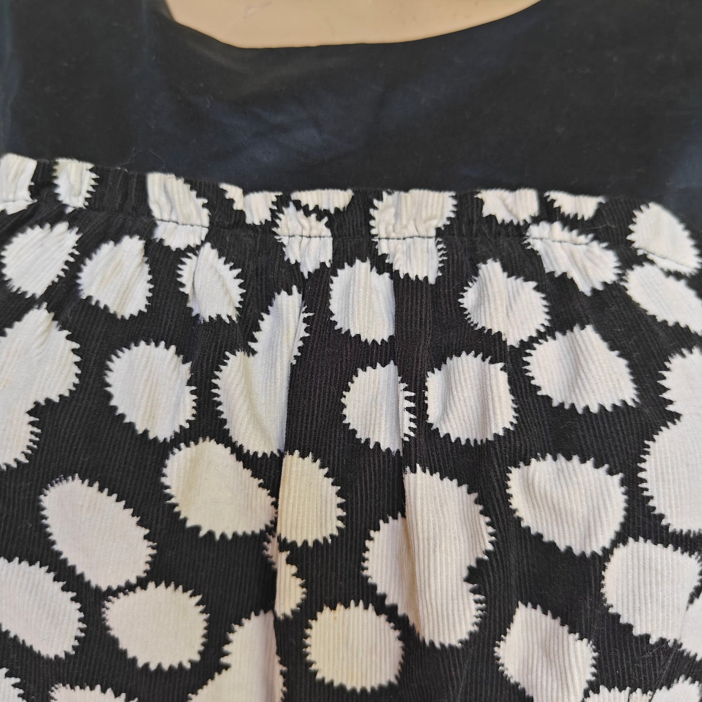 Leifnotes Black White Polka Dot Sleeveless Midi Dress Anthropologie Size 12