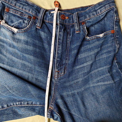 Madewell High Rise Slim Boyjean Women’s Jeans S 27 Blue Medium Wash Denim