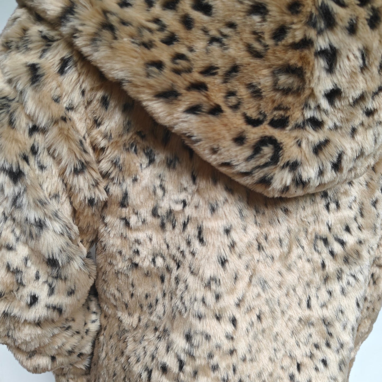Forever 21 Faux Fur Leopard Print Hooded Coat – NWT, Women’s Small