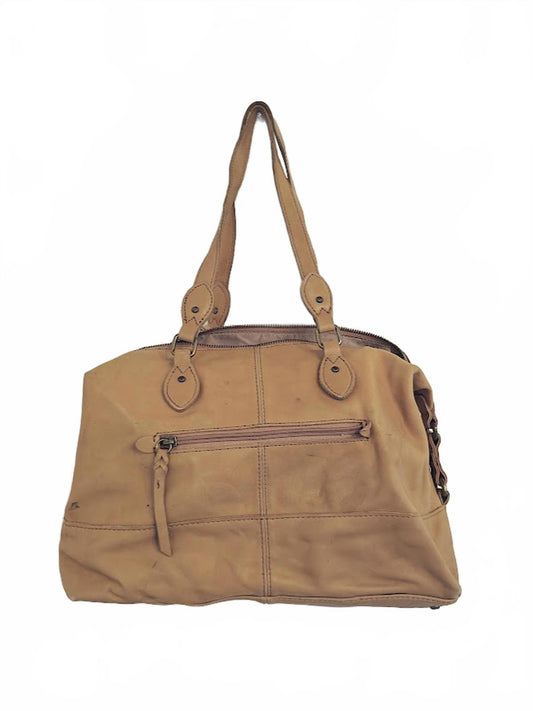 The Sak Tan Laurel Canyon Satchel with Tassel Boho Hobo Purse