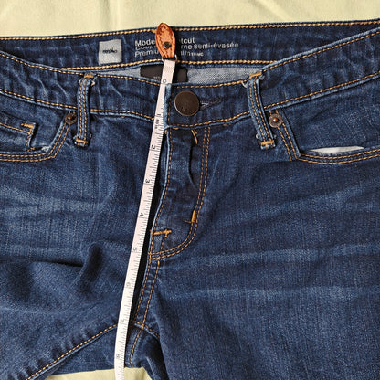 Mossimo Kids Modern Bootcut Jeans Blue Denim Size 4S Short Girls