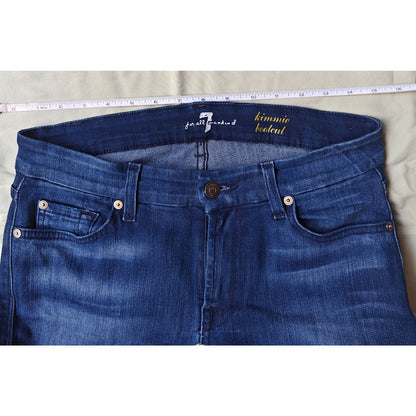7 For All Mankind Kimmie Bootcut Jeans Women’s Blue Stretch Denim