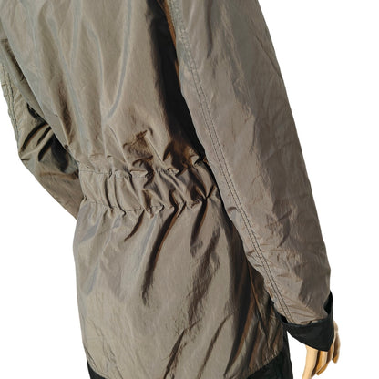 Kenneth Cole New York Reversible Belted Raincoat Black/Gray Women’s M