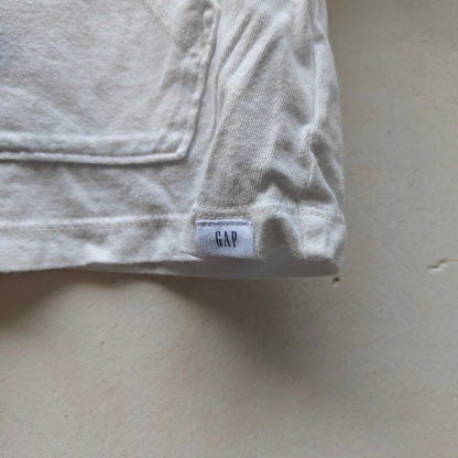 Baby Gap dip-dye pocket tee 12–18M blue/white toddler short sleeve