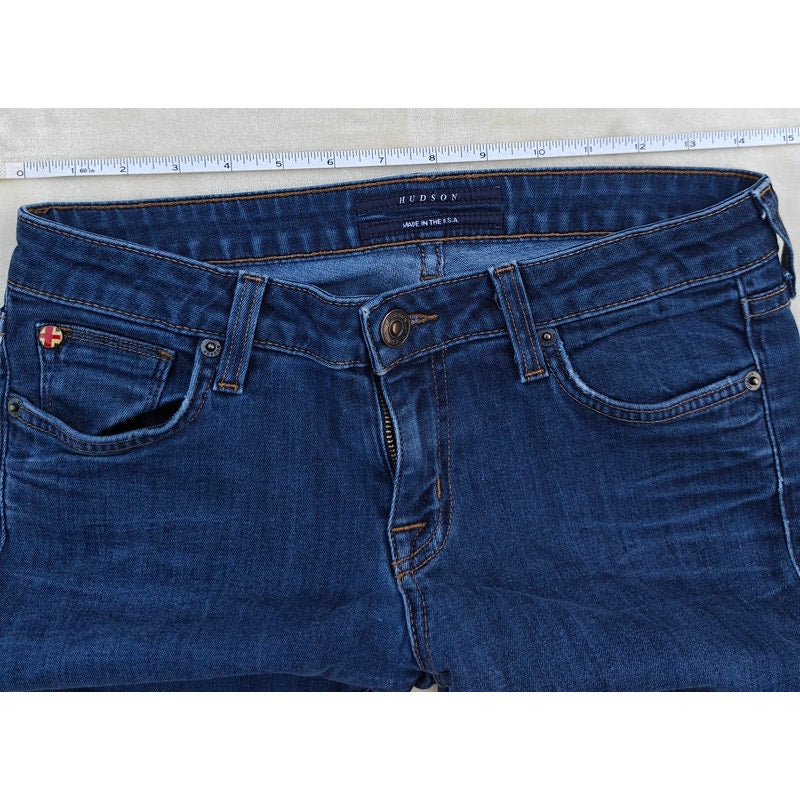 HUDSON Made in USA Skinny Jeans Dark Wash Stretch Women’s 28