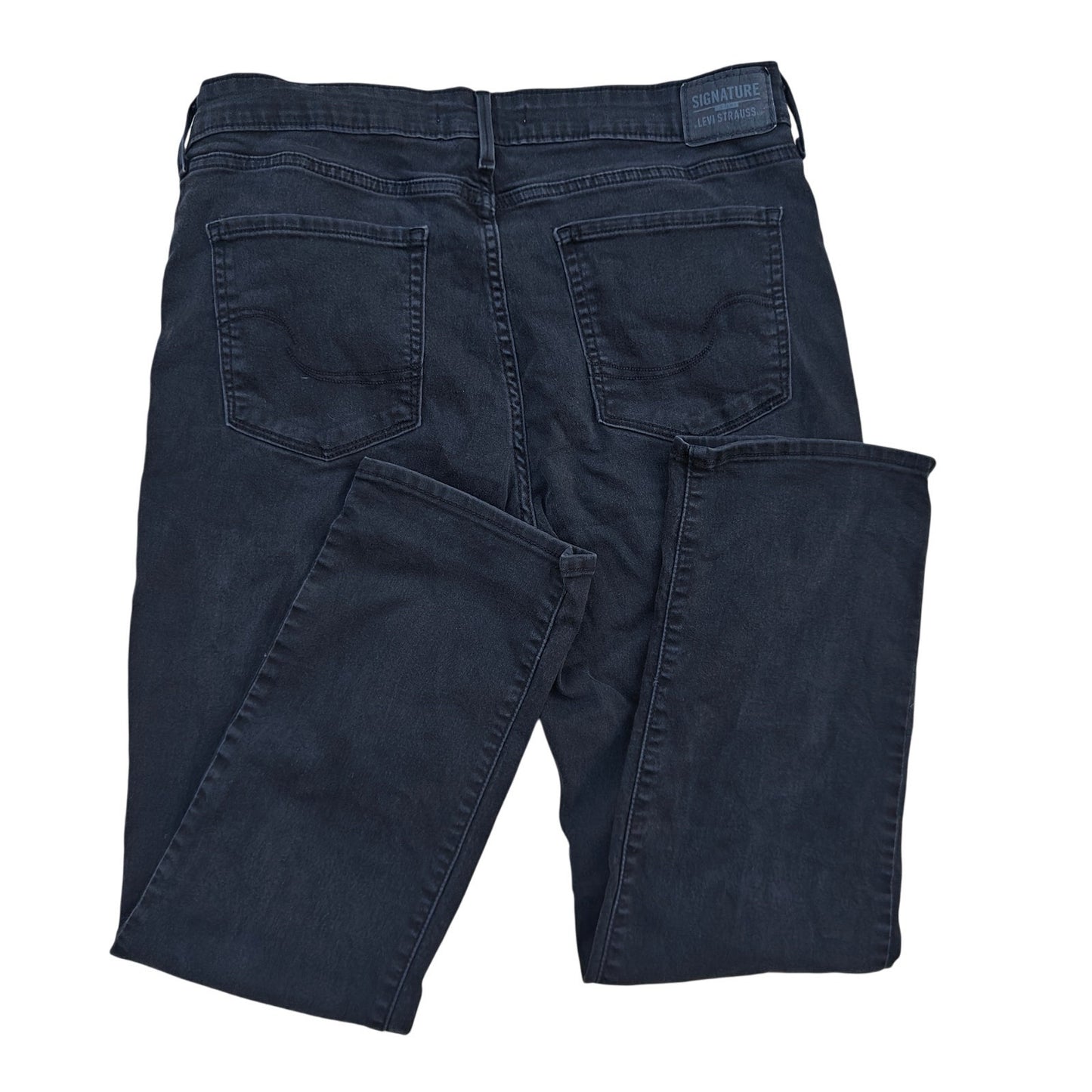 Signature by Levi Strauss & Co. Men’s Jeans 33x30 – Black Stretch Denim