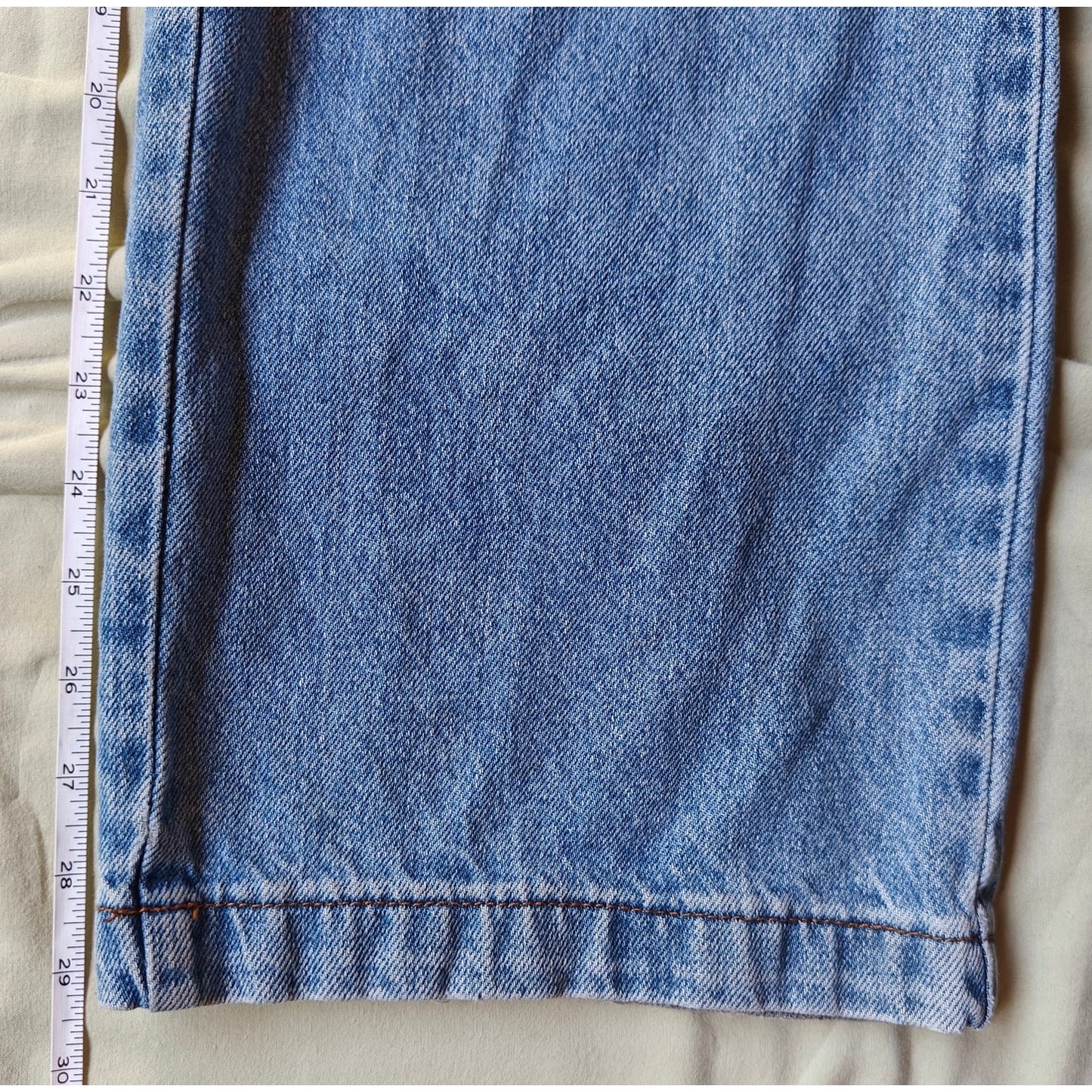 Y2K SONG Carpenter Jeans Women’s 7/26 Light Wash Utility Cargo Pockets