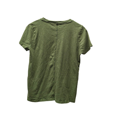 J.Crew Girlfriend Tee Olive Green Slub Cotton Short Sleeve Crewneck