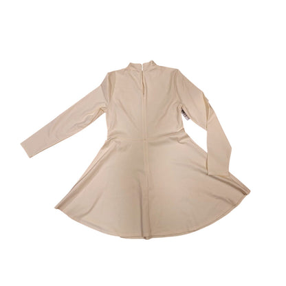 Sunday Best Freedance Mock Neck Mini Dress NWT L Vintage White Aritzia