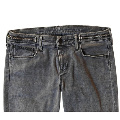 Levi’s EU Gray Moto Zip Jeans 31x34, Made in Turkey (2009)