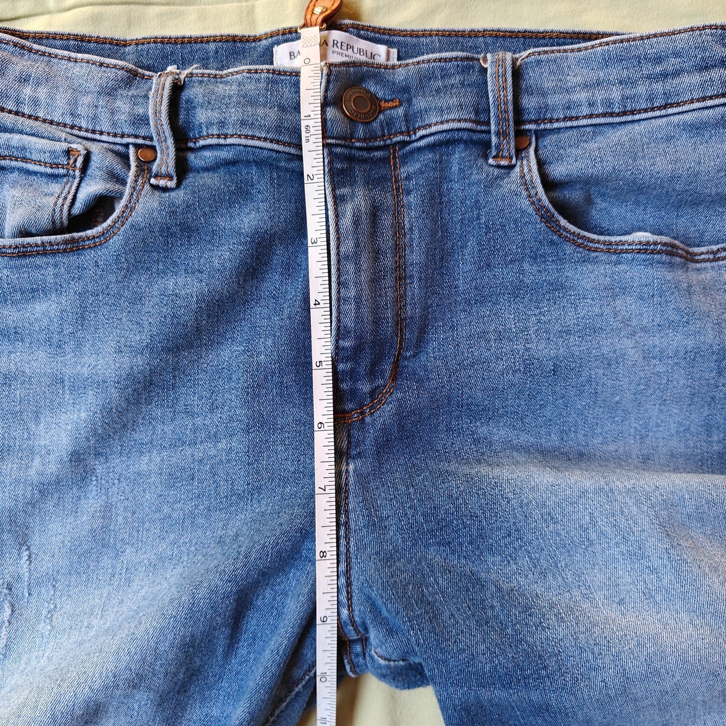 Banana Republic Skinny Jeans Women’s 31 | Distressed Medium Wash Stretch