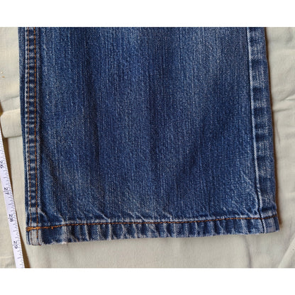 Lee Girls Adjustable Waist Relaxed Straight Jeans Size 16 Regular Blue