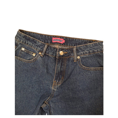 Edikted Wide-Leg Jeans Women’s S Blue 5-Pocket Y2K Denim