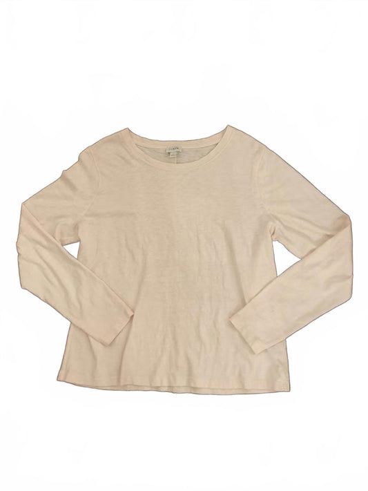 J.Crew LS Lightweight Pink Tee - Size L
