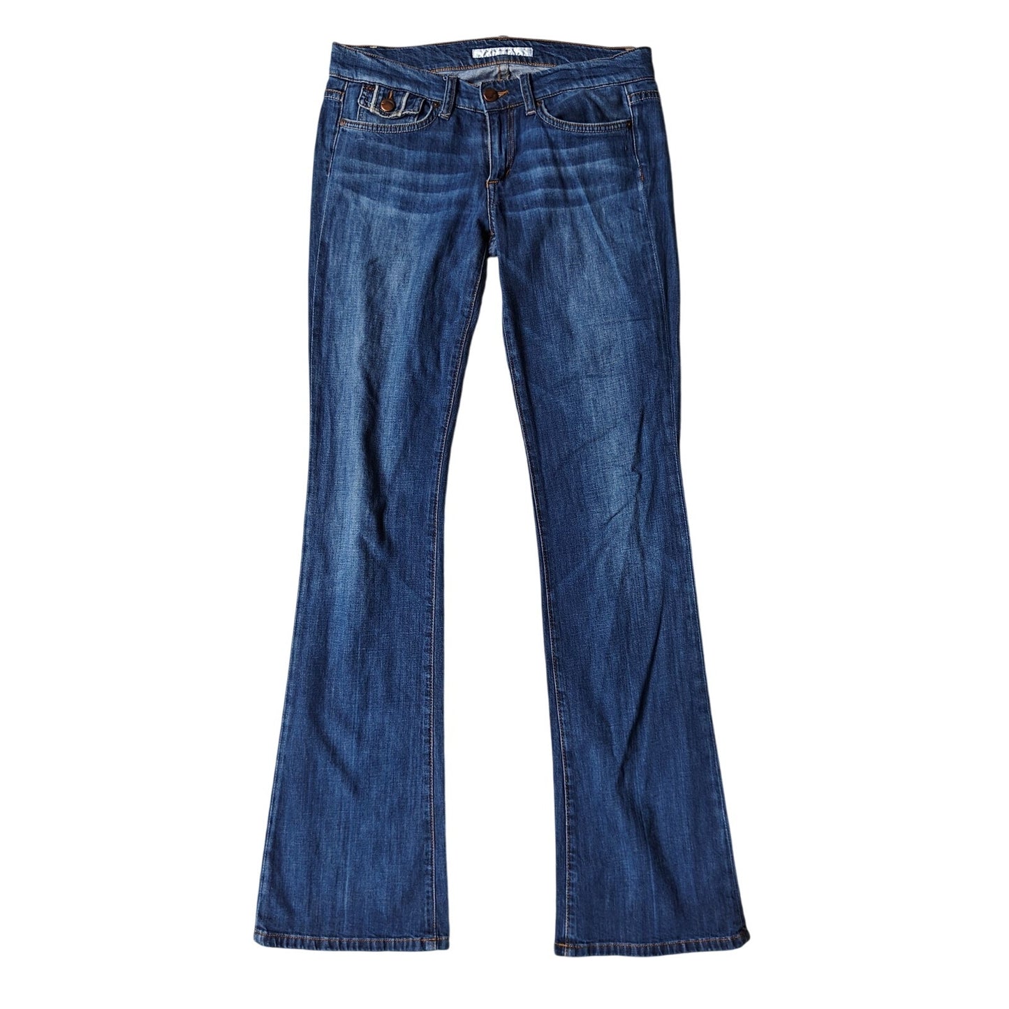 Joe’s Jeans Rocker Bootcut Women’s Size 27 Blue Denim Flap Pocket Stretch