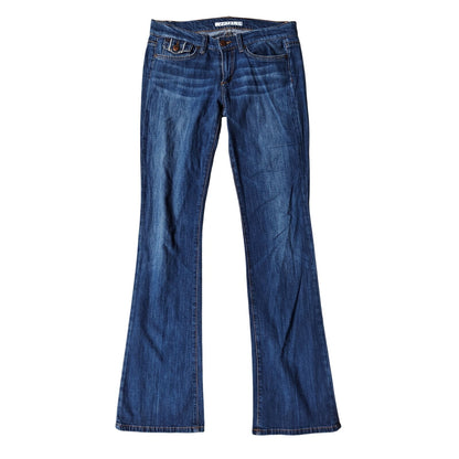 Joe’s Jeans Rocker Bootcut Women’s Size 27 Blue Denim Flap Pocket Stretch