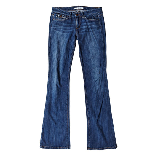 Joe’s Jeans Rocker Bootcut Women’s Size 27 Blue Denim Flap Pocket Stretch