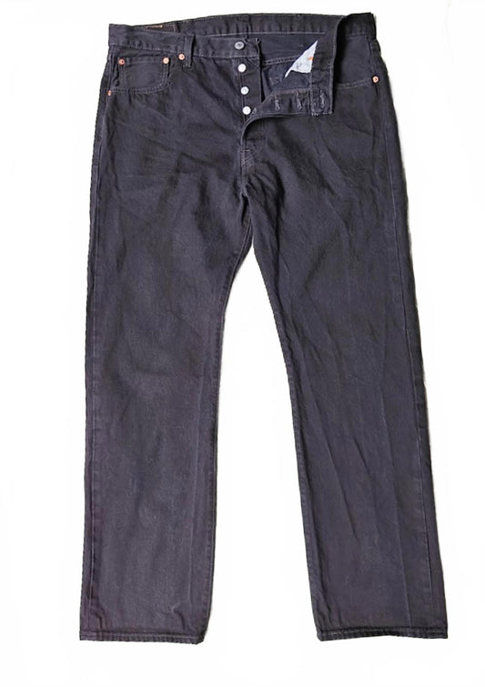 Levi's 501 Jeans Black Button Fly - Size 38/32