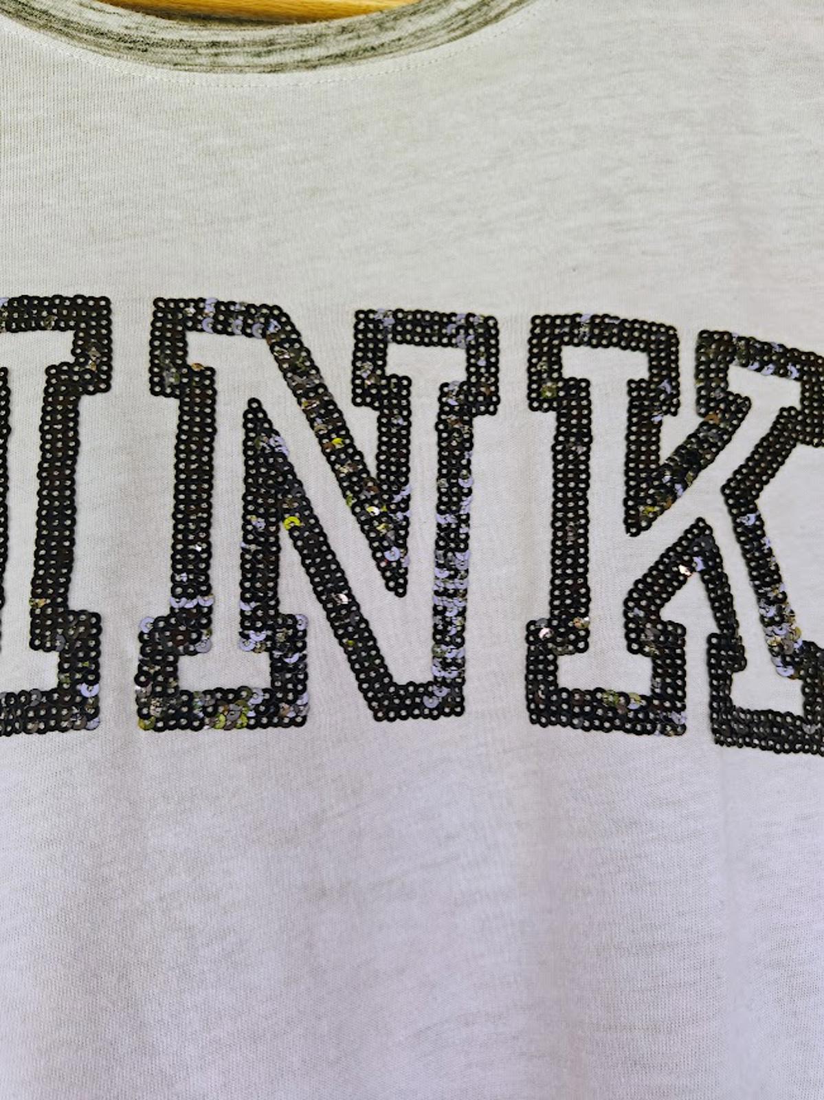 Victoria’s Secret Pink Sequin Jersey Tee - Size L