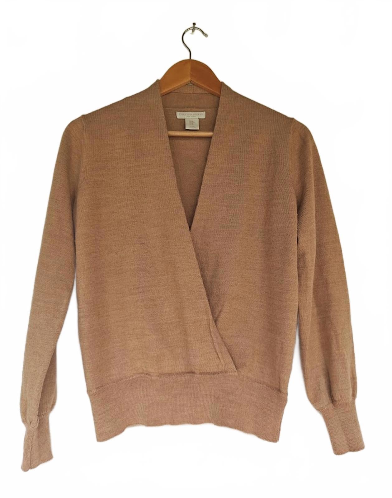 Christian Siriano Tan Sweater - Size M
