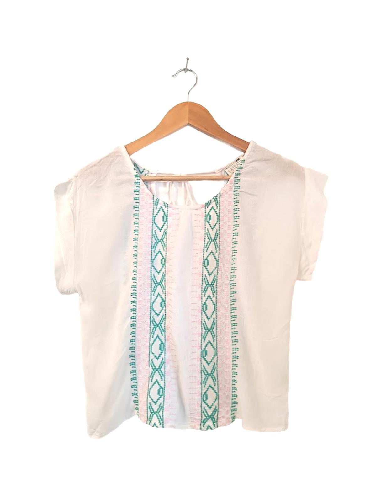 LA Hearts Embroidered Crop Top - Size S