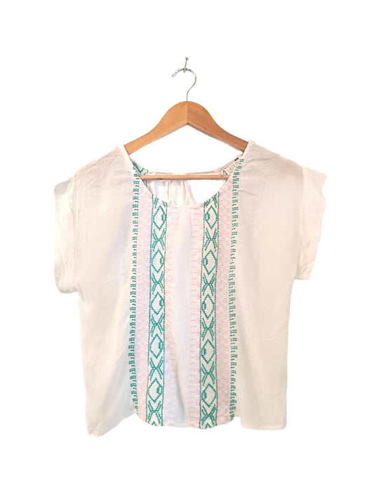LA Hearts Embroidered Crop Top - Size S