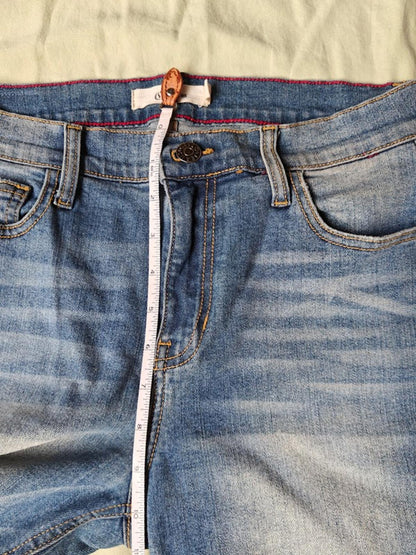 Cello Midrise Unrolled Hem Jeans - Size 7