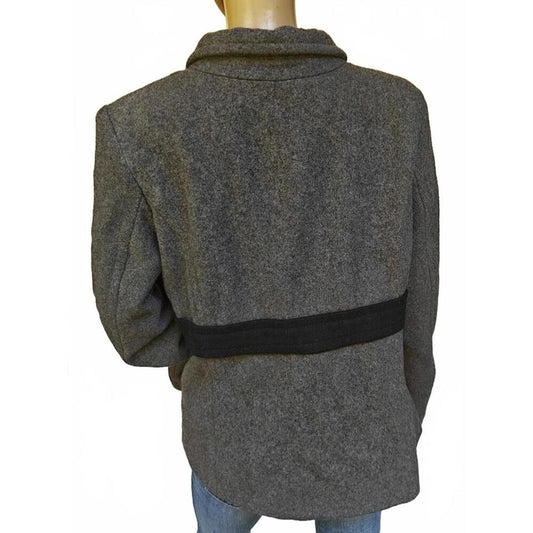 Old Navy Gray Wool Blend Coat Women’s Size XL