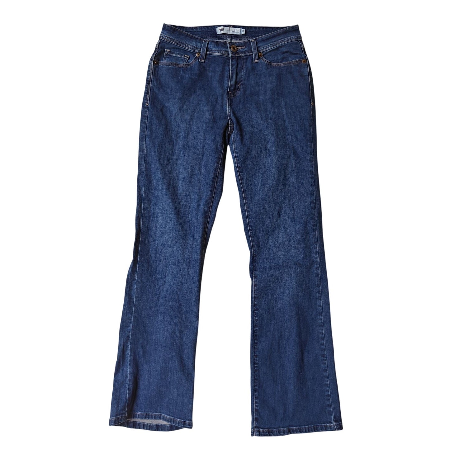 Levi’s 529 Curvy Bootcut Jeans Women’s Medium Wash Stretch Denim Size 10