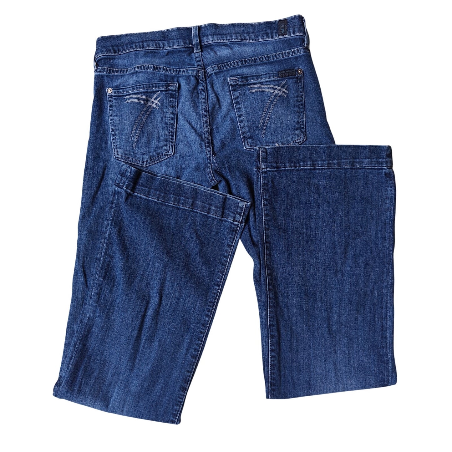 7 For All Mankind Slim Trouser Jeans Women’s Size 30 Dark Wash Denim