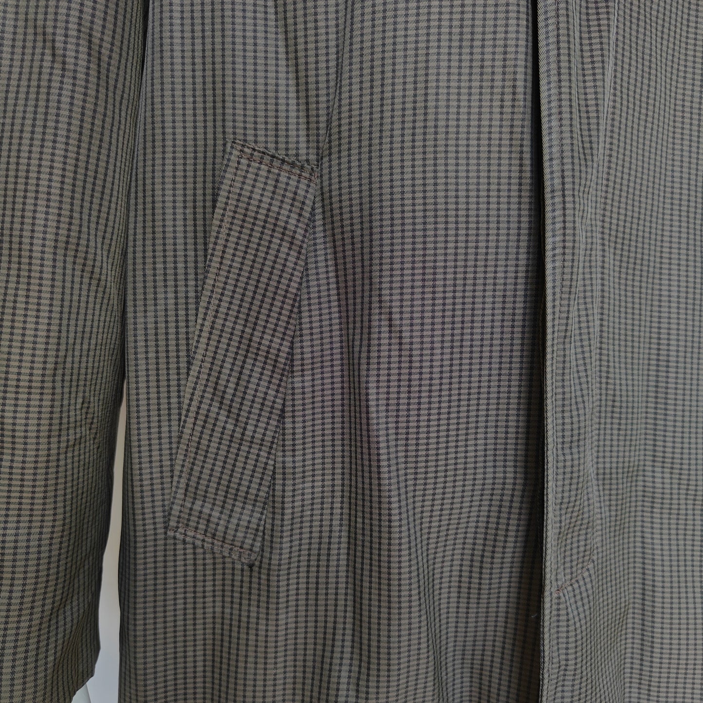 Vintage Climatic Raincoat by Crown Waterproof Brown Check Trench Mens