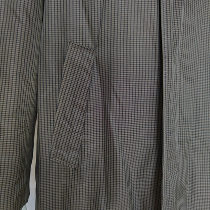 Vintage Climatic Raincoat by Crown Waterproof Brown Check Trench Mens