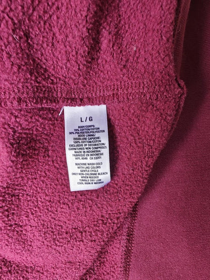 Aeropostale Maroon Zip Up Hoodie Women’s Size L